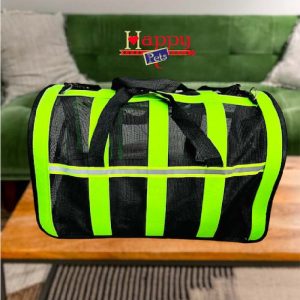 Cargador en Malla Reflectivo Verde