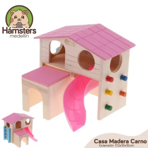 Casa Hámster-Roedores Madera