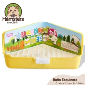 Baño Esquinero Triangular  Cobayas y Conejos