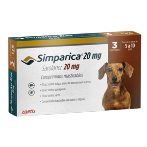 Simparica 3 Comp 5 A 10 Kg