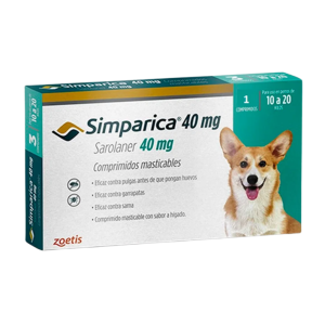 Simparica 1 Comp 10 A 20 Kg