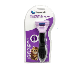 Cepillo Renovador de Pelaje Para Gatos de pelo largo HappyPets – Small (S)