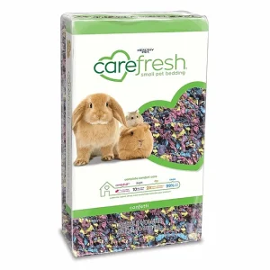 <strong>Healthy Pet</strong> Carefresh Confetti, Sustrato Natural para Mascotas Pequeñas, Expansión hasta el Doble del Volumen