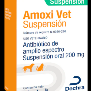AMOXIVET SUSPENSIÓN 200 MG
