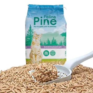 ARENA ECOLOGICA PARA GATO FELINE PINE 10KG
