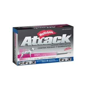 Antipulgas ATTACK PERRO 15 A 35KG 3,5ML
