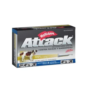 Antipulgas ATTACK PERRO 35 A 60KG 6ML
