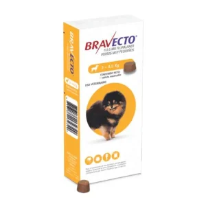 Bravecto  2 a 4.5kg Amarillo 3 Meses
