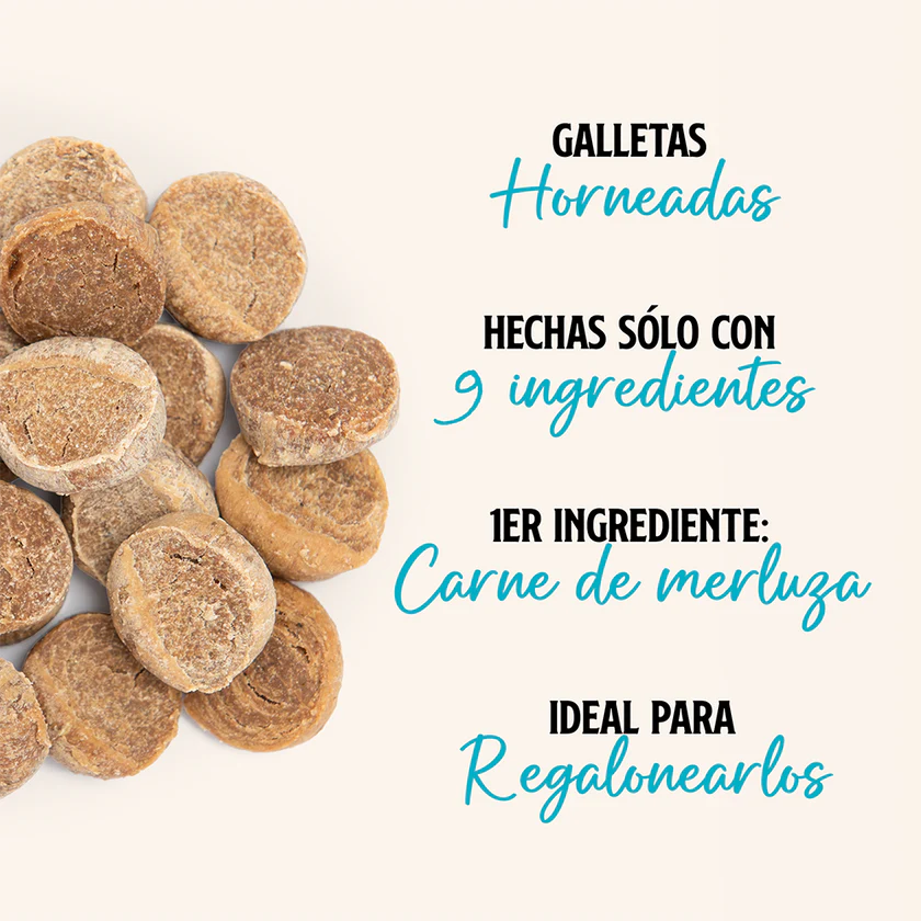 <strong>Wuaf</strong> Receta Casera, Snack para Perros, Galletitas Pescado Brócoli, bolsa de 100 gr - Imagen 3