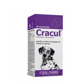 <strong>Cracul</strong> Suplemento para Huesos y Dientes, Calcio y Vitaminas para Perros y Gatos, 20 comprimidos