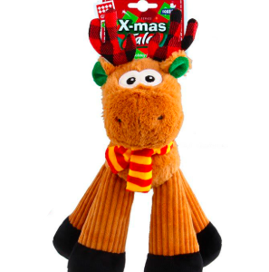 Reno peluche de navidad para mascotas GiGwi