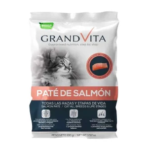 GRAND VITA PATE DE SALMON GATO 100 GRS