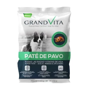 GRAND VITA PATE DE PAVO PERRO 100 GRS