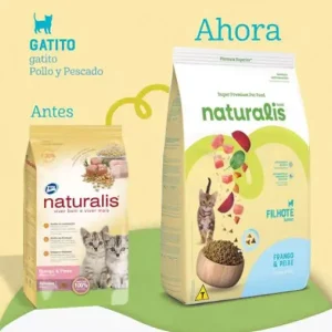 Comida para Gatito NATURALIS GATOS FILHOTES FRANGO E PEIXE