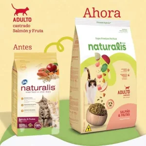 Comida para Gato NATURALIS GATO ADULTO CASTRADO SALMON Y FRUIT