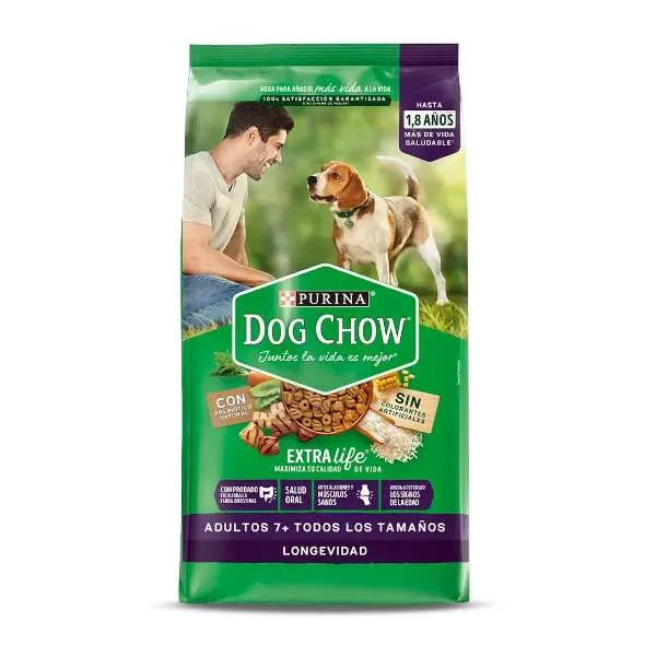 DOG CHOW LONGEVIDAD ADULTOS SENIOR 7+