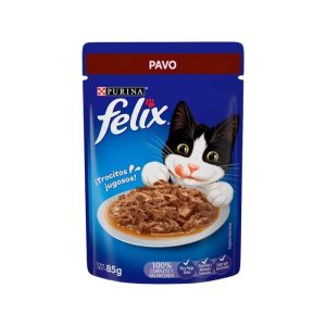 <strong>Purina</strong> Felix Alimento Humedo Gato Adulto con Pavo, Pouch 85 gr