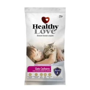 Comida Húmeda para gatos cachorros HEALTHY LOVE GATOS CACHORROS  de 220gr c/u