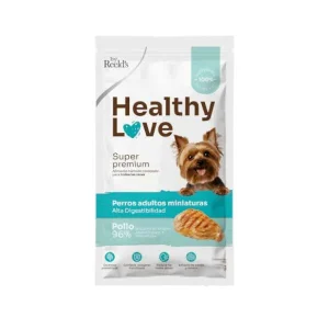 Comida para perros Healthy Love Perros Adultos Miniatura sobre de 100gr x 6 unidades 600gr