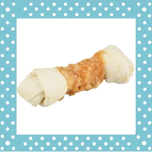 Huesos anudados de pollo