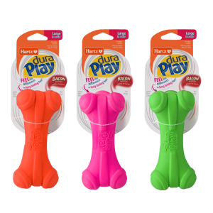 Hartz Juguete Bone Large para Perros – Colores al azar
