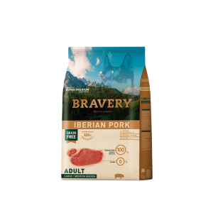 Bravery Iberian Pork Adult Large/Medium Breeds  4 Kg