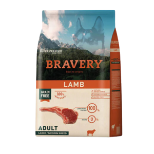 BRAVERY – LAMB ADULT LARGE/MEDIUM BREEDS 4Kg