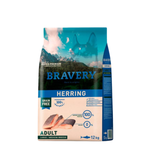 BRAVERY – HERRING ADULTO LARGE/MEDIUM BREEDS 12Kg