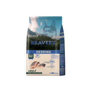 Bravery Herring Adult 4kg Large/Medium Breeds