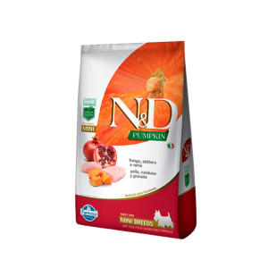 N&D Pumpkim Pollo, Calabaza y Granada, Adulto Razas Pequeñas 2.5 Kg
