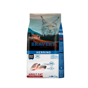 Bravery Herring Adult Cat Sterilized 7 kg (Arenque)
