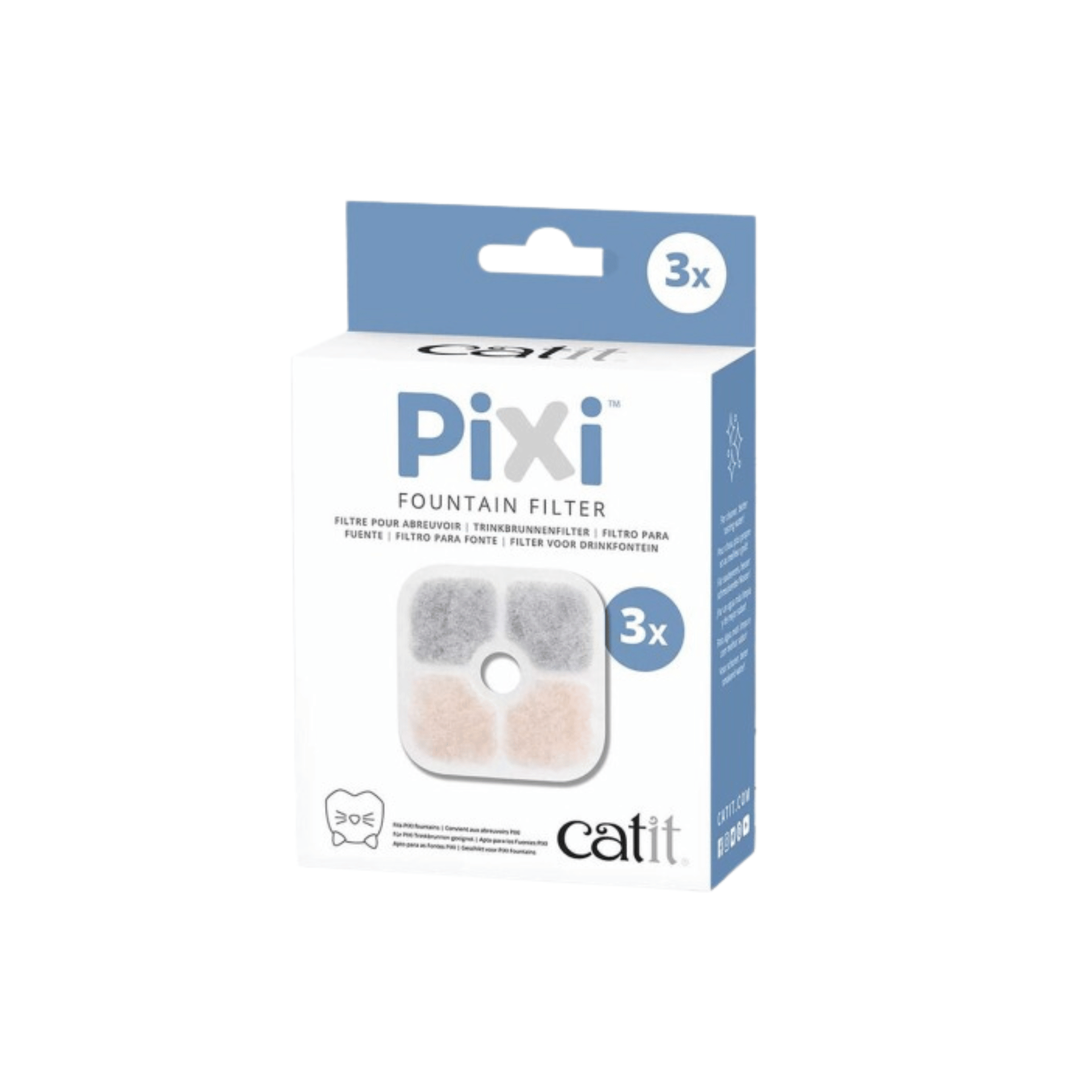 Catit Pixi Filtro Fuente 3 unidades