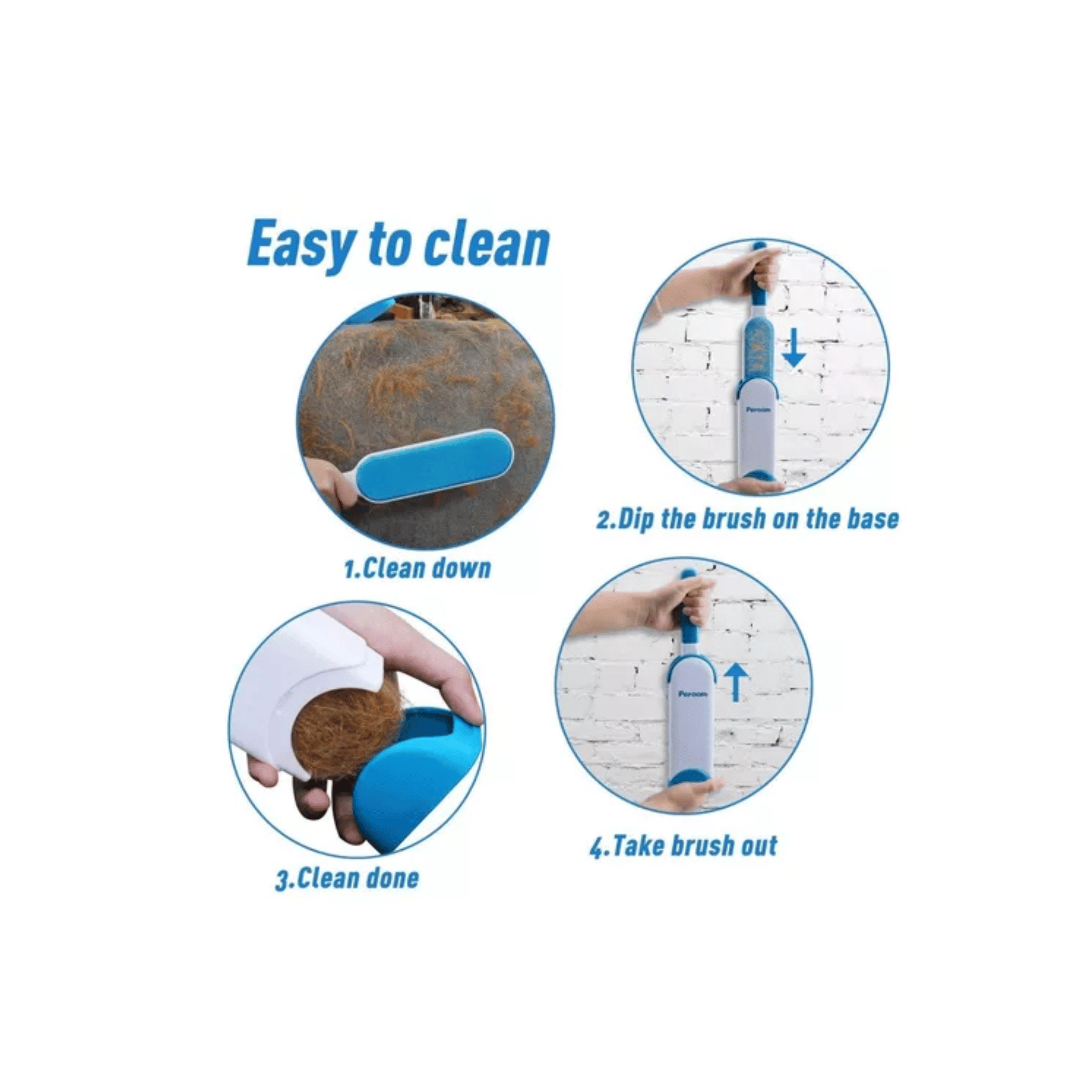 Kit Removedor De Pelo Reutilizable Para Mascotas - Imagen 2