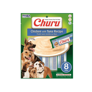 Churu Pollo con Atún Perro 8 unidades
