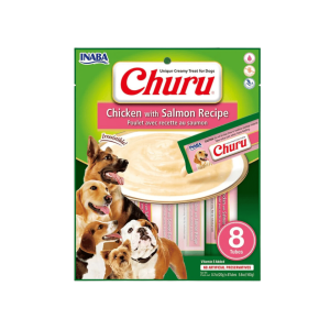 Churu Pollo con Salmón Perro 8 unidades