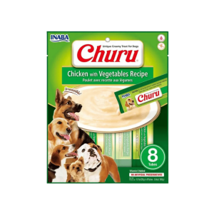 Churu Pollo con Vegetales Perro 8 unidades