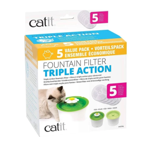 Catit Filtro Fuente Triple Accion 5 Uni