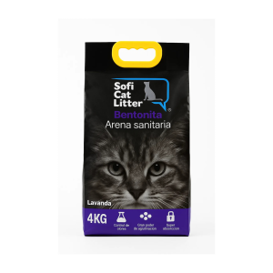 Arena Sanitaria Sofi Cat Litter 4 Kg – Lavanda
