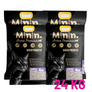 Arena Minino – Lavanda 24 Kg  (ENVÍO GRATIS)
