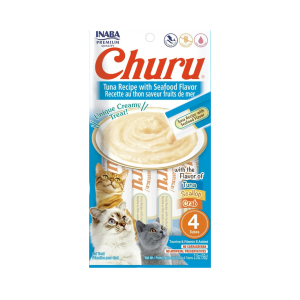 Churu Tuna Recipe with Seafood Flavor 4× 56 G