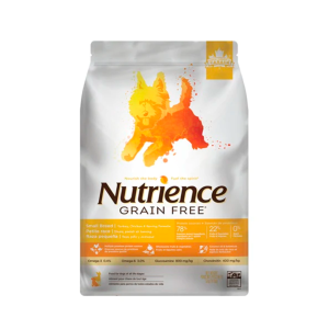 Nutrience Grain Free Small Breed – Pavo, Pollo, Arenque 5Kg