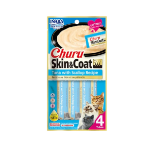 Inaba Churu Skin&Coat Tuna With Scallop 56 G