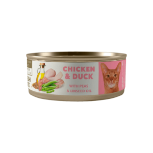 Amity Lata Pollo y Pato Gato Adulto 80 G