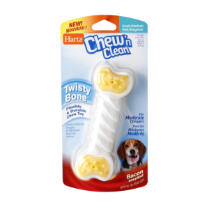 Hartz Juguete Perro Twisty Bone Chew N Clean