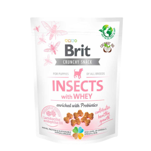 Snack Brit Care Dog Crunchy Insects With Whey 200 G