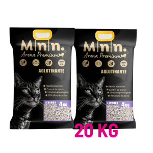 Arena Minino – Lavanda 20 kg (ENVÍO GRATIS)