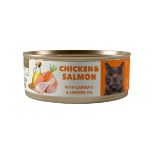 Amity Lata Pollo Y Salmón Gato Adulto 80 G