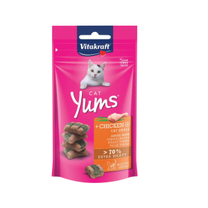 Vitakraft Yums Pollo y Pasto de Trigo 40 G