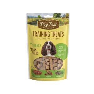 Dog Fest Training Snack Pavo y Semillas de Linaza 90 G