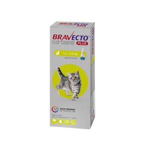 Bravecto Plus Gatitos 1.2 a 2.8 Kg